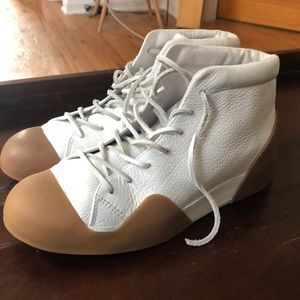 Rag and Bone RB1 White Leather Sneakers